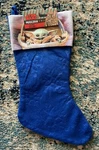 Ruz Mandalorian Blue Baby Yoda Grogu The Child Pram Christmas Stocking Star Wars. Fixed Price $7.49.