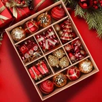 Alupssuc 82PC Christmas Balls Ornaments Red Gold Shatterproof Holiday Decor Gift. Fixed Price $59.98.
