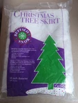 Buffalo Snow Sparkl-tex Glittering Christmas Tree Skirt 58" Diameter New. Fixed Price $10.00.