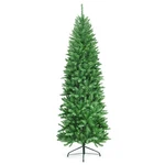 Artificial Pencil Christmas Tree Hinged Fir Pvc 7FT Pre-lit /350 Led Lights. Fixed Price $75.99.