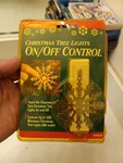 Carlon Christmas Tree Lights On/off Control 1225LS Silver Snowflake New. Fixed Price $20.00.