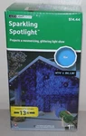 Lightshow Projection Icy Blue Sparkling Spotlight Holiday Lighting, 13 Ft. Fixed Price $12.99.