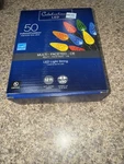 Christmas Lights Celebrations Muilt Color Led 50 Bulbs 12' 9190158 New C6. Fixed Price $8.99.