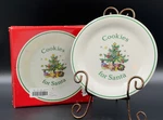 Nikko Christmastime Cookies For Santa 8 Plate Original Box Holiday Dining. Fixed Price $12.99.