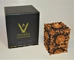 Volcanica Dendritic Raised Pillar Candle 9684 New In Slightly Damaged Box. Fixed Price $16.00.