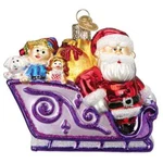 Old World Christmas Santa And Friends Ornament. Fixed Price $34.99.