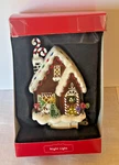 Kohls Nicholas Square Christmas Gingerbread Night Light W/ Box & Bulb. Fixed Price $39.95.