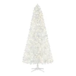 Home Accents Holiday 7 Ft Snowy Tinsel Pre-lit Led Christmas Tree. Fixed Price $69.95.