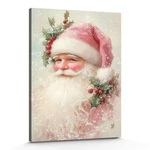 Gspqaz Vintage Santa Claus Christmas Wall Art - Festive 18"L X 12"W,. Fixed Price $14.76.