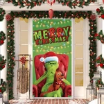 Christmas Door Cover Merry Font Porch Sign Winter New Year Xmas Dec.... Fixed Price $16.12.