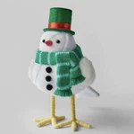 Target Wondershop Bird Freezy Winter Christmas 2022 Snowman Green Top Hat. Fixed Price $14.00.