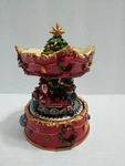 Christmas Carousel Music Northlight Santa Train Wind Up Wish You Merry. Fixed Price $14.99.