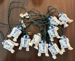 Disney Star Wars R2D2 String Light Set 10 Bulb Kurt Adler 11.5' Rare - Tested. Fixed Price $18.99.