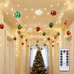 Christmas Hanging Ceiling Decorations 30 Pcs Balls Ornament With 32.... Fixed Price $70.27.