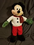 Christmas Holiday Disney 24 In Tall Mickey Mouse Greeter White Snowman Outfit. Fixed Price $28.99.