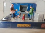 Lemax Christmas Valley Winterdorf Model 04234 - "grillin' & Chillin". Fixed Price $19.95.