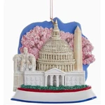Kurt S. Adler Washington D.c. Scene Resin Christmas 3.25IN, Multi Color. Fixed Price $13.99.