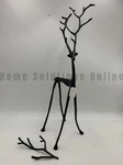Pottery Barn Antique Bronze Sculpted Stag Reindeer Standing Large 28" #U161 Read. Fixed Price $113.11.