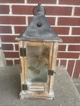 18"X7" Indoor/outdoor Flickering Flame Seasonal Ski Lodge Lantern-kohl's. Fixed Price $32.00.