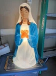 General Foam Plastics Mary Nativity Blow Mold Christmas Yard Cor 078-130084. Fixed Price $63.74.