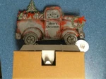 Sunset Vista Metal Red Truck Wreath Stocking Holder/hanger, Free Shipping. Fixed Price $15.00.