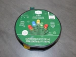 New 240-COUNT Led Dome Christmas Lights, Multicolor, 47', Holiday Time. Fixed Price $28.99.