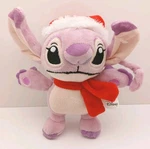 Disney Ruz Lilo & Stitch Angel Santa Hat 8" Plush Clip Stuffed Animal Christmas. Fixed Price $7.15.