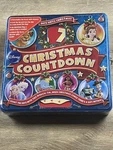 Disney 7 Days Until Christmas Countdown Advent Book Locking Tin & Stickers New. Fixed Price $14.00.