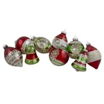 Northlight Shiny Finish Glass Christmas Finial, Ball & Bell Ornament Pck 3.25-IN. Fixed Price $40.00.