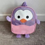 Cartoon Penguin Backpack Small Baby Bag For Toddlers 2 - 4 Pink Purple. Fixed Price $12.00.