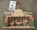 Old World Christmas Ginger Cottages Reindeer Flight School Xmas Ornament 80038. Fixed Price $27.00.