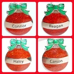 Ganz Metal Christmas Ornament Ball Red Personalized Pick Collectible Nwt Jb. Fixed Price $8.25.