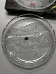 Crystal Clear Studios Winter Scene & Frosted Glass Large Plate/platter 14". Fixed Price $19.99.