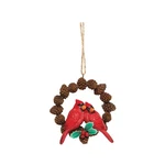 Gallerie Ii Paired Cardinals Pinecone Wreath Christmas Ornament Xmas Festive. Fixed Price $18.99.