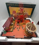 Nib 1998 Maisto Santas Holiday Wonderland Christmas Animated Musical Display Set. Fixed Price $74.99.