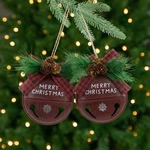 Northlight Snowflake "merry Christmas" Jingle Bell Disc Ornaments - 5" Set Of. Fixed Price $20.49.