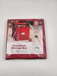 Zober ZCP-109-RD Christmas Ornament Storage Box Red. Fixed Price $18.99.