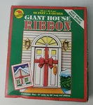 Giant Ribbon Red For Car House Plastic Wrap Christmas Sun Hill Vintage 1992. Fixed Price $14.52.