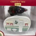 Spode Ornament Christmas Tree Camper New Ceramic Trailer Retro Caravan. Fixed Price $25.38.