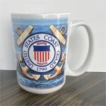 United States Coast Guard Collectible Mug 1790 Semper Paratus Blue White. Fixed Price $15.59.