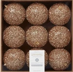 Wondershop - 9PC Gold Tinsel Ball Christmas Tree Ornament Set. Fixed Price $27.99.