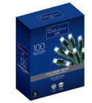 Celebrations Blue Led MICRO/5MM Cool White 100 Ct String Christmas Lights 24.5FT. Fixed Price $12.99.