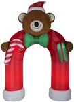 Gemmy Animated Airblown Inflatable Archway Mixed Media Bow Tie Wiggling Teddy. Fixed Price $89.99.