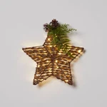 Led Hanging Metal Star Faux Greenery Christmas Novelty Scupture Light Wondershop. Fixed Price $20.00.