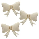 3 Pcs Bow Big Balloon Macaron White Theme Birthday Party Baby Shower Girl.... Fixed Price $11.52.