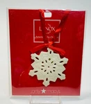 Lenox Pierced Snowflake Charm Ornament Christmas Holiday Macy's 2.6" Nos New. Fixed Price $14.99.