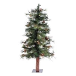 Vickerman 36" Plastic Mixed Country Alpine Artificial Christmas Tree Green. Fixed Price $67.91.