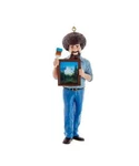 Bob Ross With Frame Painting Ornament BO1221. Fixed Price $19.79.