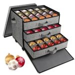Christmas Ornament Storage With Wheels, Stackable Organize.... Fixed Price $72.85.