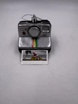 Holiday Living Shatterproof Christmas Ornament Vtg. Polaroid Camera W/ Santa Pic. Fixed Price $22.39.